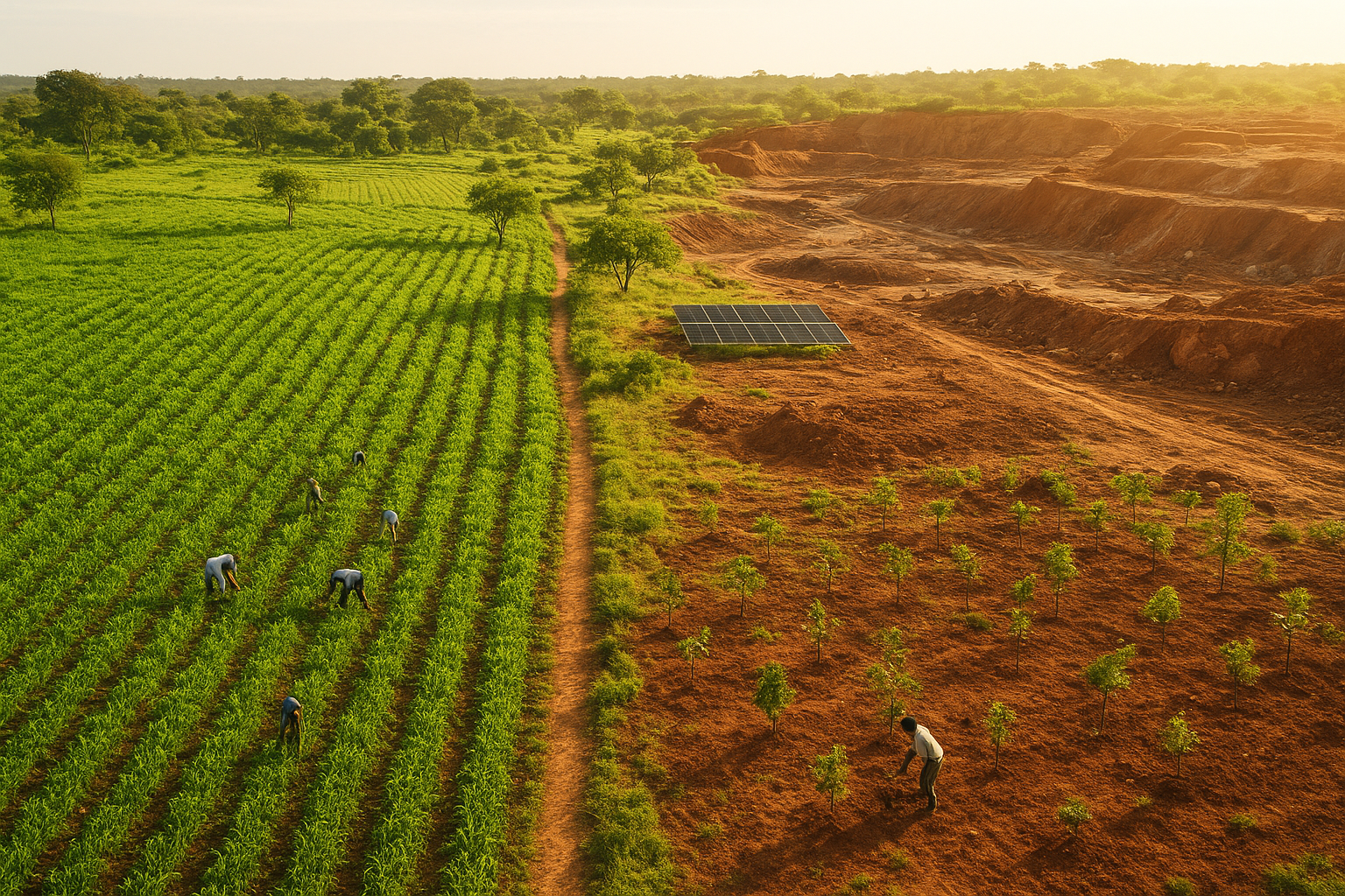 Sustainable farming and land rehabilitation projects